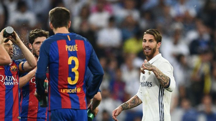 Sergio Ramos Deserved El-Clasico Red Card – Says Pique Sergio Ramos - Sergio Ramos Deserved El-Clasico Red Card – Says Pique