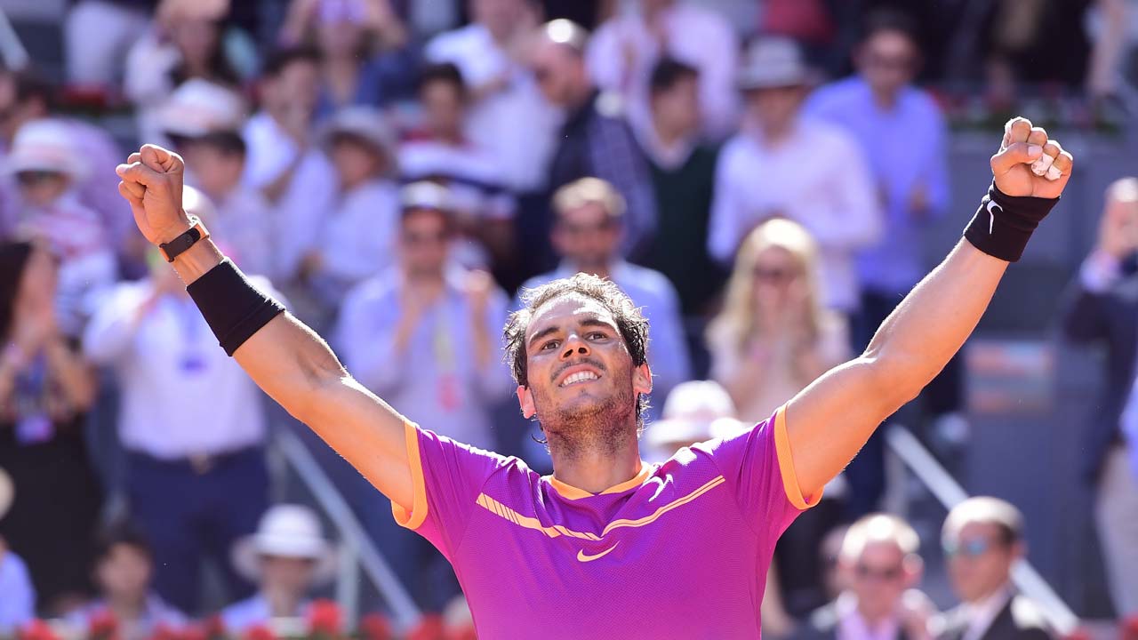Rafael Nadal Defeats Dominic Thiem to Win Fifth Madrid Masters Rafael Nadal Defeats Dominic Thiem to Win Fifth Madrid Masters