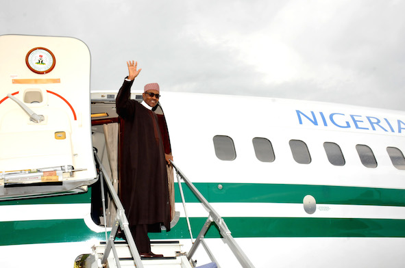 OFFICIAL: President Buhari Returns to Nigeria Today, to Address Nigerians On Monday Buhari plane - OFFICIAL: President Buhari Returns to Nigeria Today, to Address Nigerians On Monday