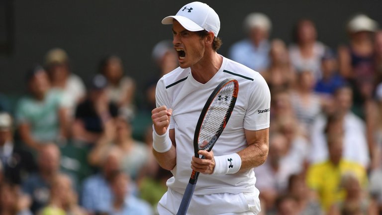 Andy Murray Advances to 2017 Wimbledon Quarter-Finals Andy Murray Advances to 2017 Wimbledon Quarter-Finals