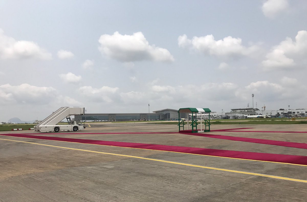 PHOTOS: Presidential Wing of the Nnamdi Azikiwe International Airport All Set For Buhari's Return Buhari Return 1 - PHOTOS: Presidential Wing of the Nnamdi Azikiwe International Airport All Set For Buhari's Return