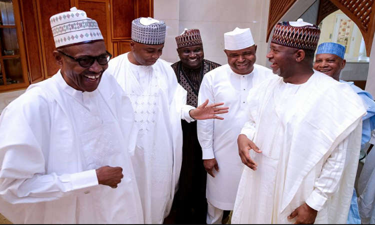 PHOTOS: President Buhari Observes Juma’at Prayer with Saraki, Namadi Sambo and Others Buhari2 - PHOTOS: President Buhari Observes Juma’at Prayer with Saraki, Namadi Sambo and Others
