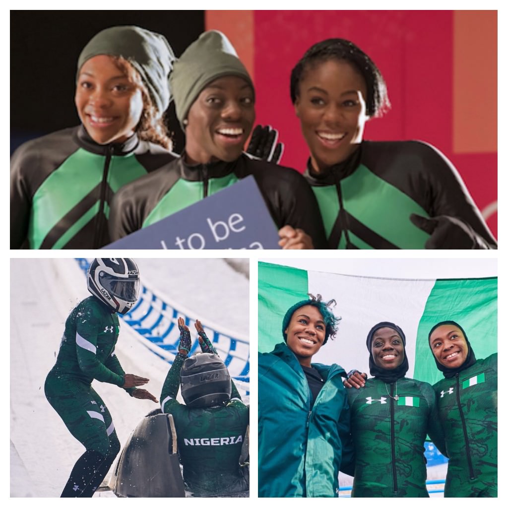 Nigeria-Bobsled-Women Nigerian Bobsled