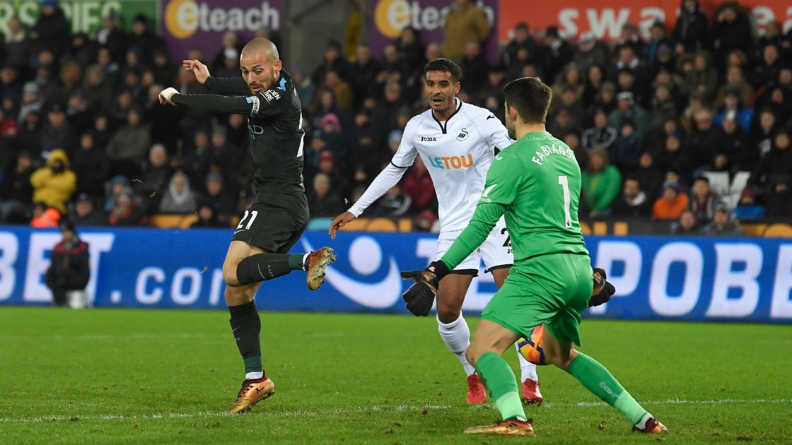 Download VIDEO: Swansea City 0-4 Manchester City (EPL) / Highlights & Goals