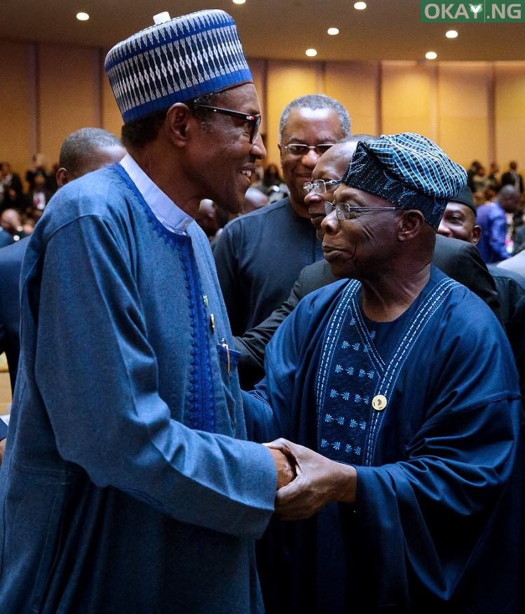 Buhari praises Obasanjo as he turns 82 Buhari Obasanjo 1 - Buhari praises Obasanjo as he turns 82