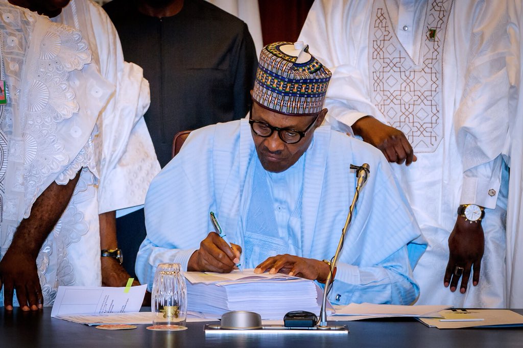 President Buhari’s Speech at 2018 Budget Signing (READ) Buhari 2018 Budget 1 - President Buhari’s Speech at 2018 Budget Signing (READ)