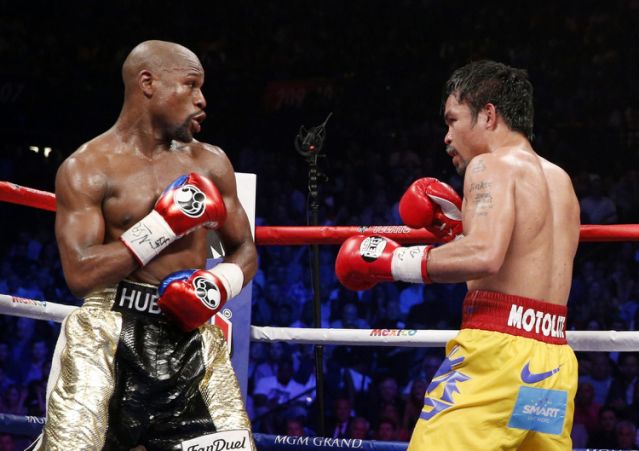 Floyd Mayweather and Manny Pacquiao