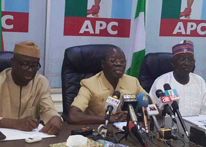 Oshiomhole-APC Adams Oshiomhole In APC