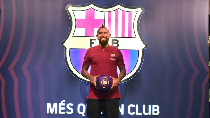 Arturo Vidal In Barcelona