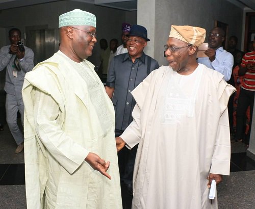 Atiku wishes Obasanjo happy birthday as he turns 82 Atiku wishes Obasanjo happy birthday as he turns 82