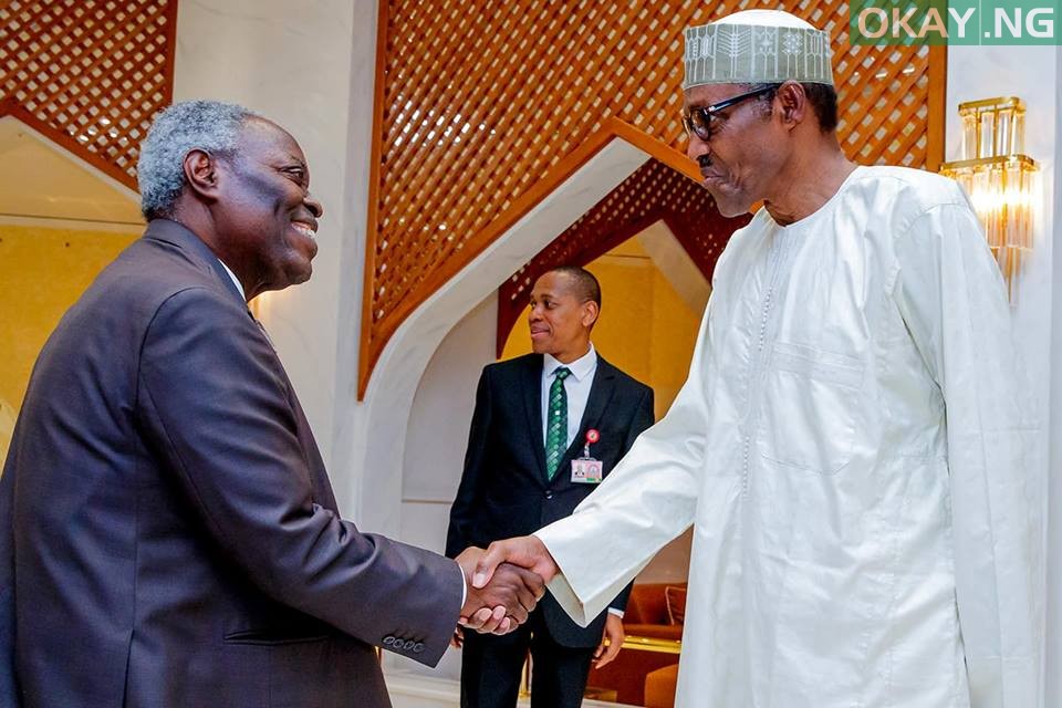Pastor Kumuyi urges members not to attack Buhari Kumuyi Buhari 4 OkayNG - Pastor Kumuyi urges members not to attack Buhari