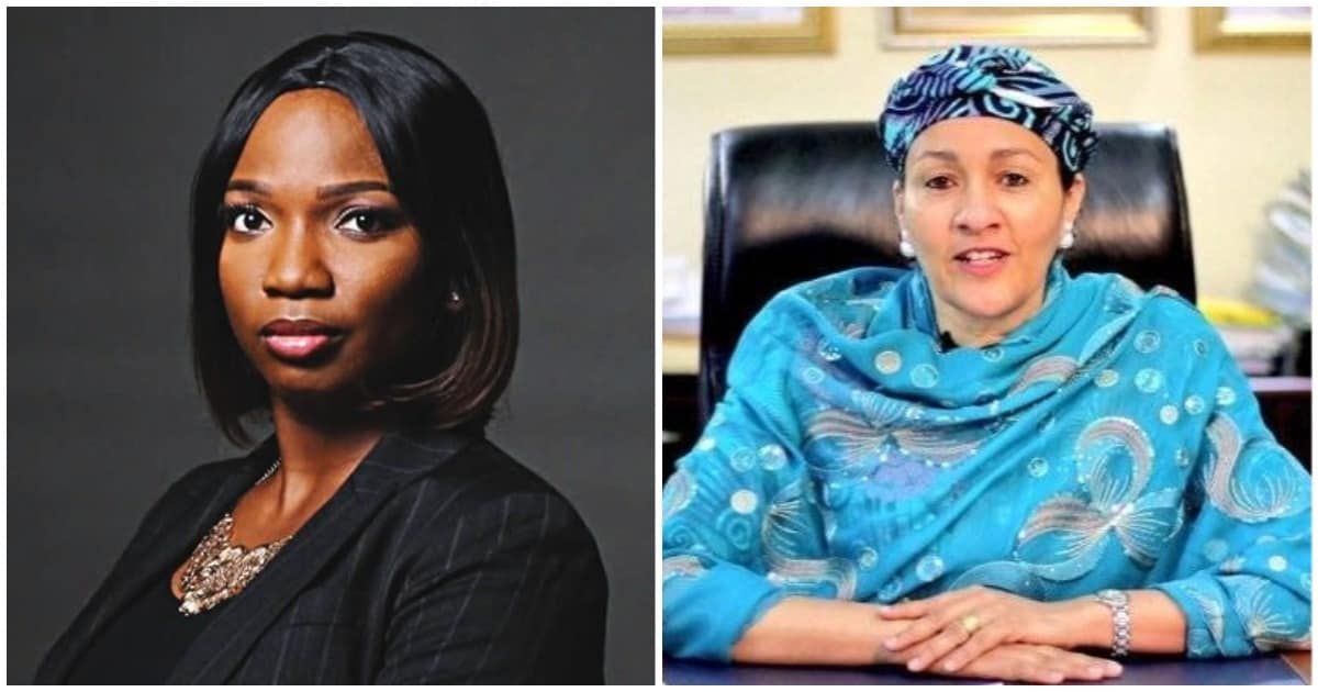 Abisoye Ajayi-Akinfolarin and Amina Mohammed