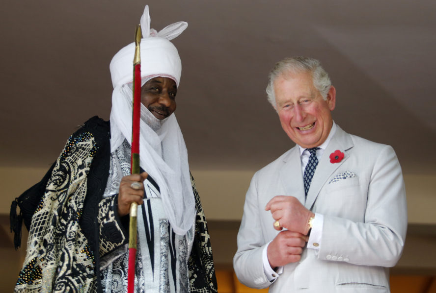 Emir of Kano, Sanusi and Prince Charles In Abuja