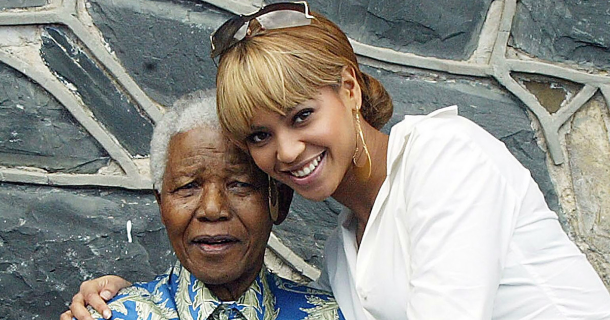 Nelson Mandela and Beyonce