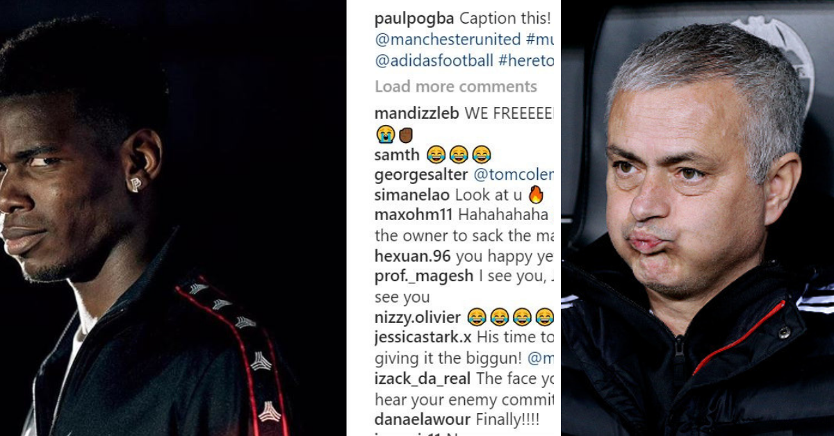 Pogba Post-Delete Cryptic Tweet After Mourinho Sacking As Manchester United Manager Pogba Post-Delete Cryptic Tweet After Mourinho Sacking As Manchester United Manager