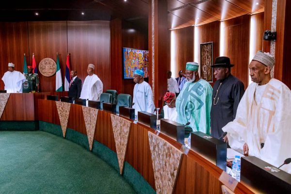 UPDATE! Council of State approves N30,000 Minimum wage for federal workers, N27,000 for state, private Buhari Obasanjo OkayNG 2 - UPDATE! Council of State approves N30,000 Minimum wage for federal workers, N27,000 for state, private