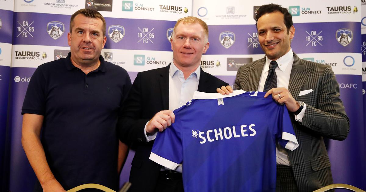 Paul Scholes gets managerial job in England PaulScholes Oldham Athletic Okay ng - Paul Scholes gets managerial job in England