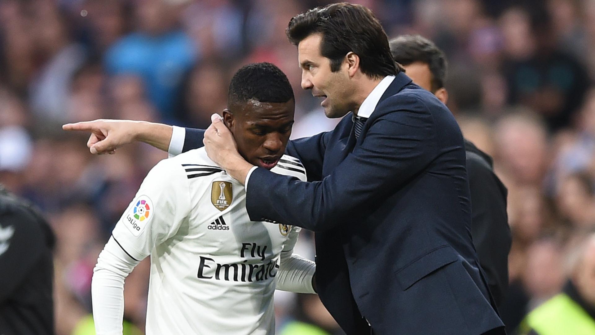vinicius-junior-and-santiago-solari-16112018 Santiago Solari
