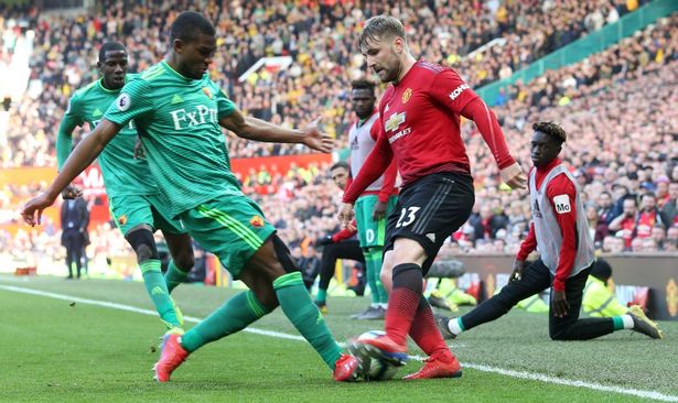 Luke Shaw angry with Manchester United win over Watford 0 Manchester United v Watford FC Premier League - Luke Shaw angry with Manchester United win over Watford