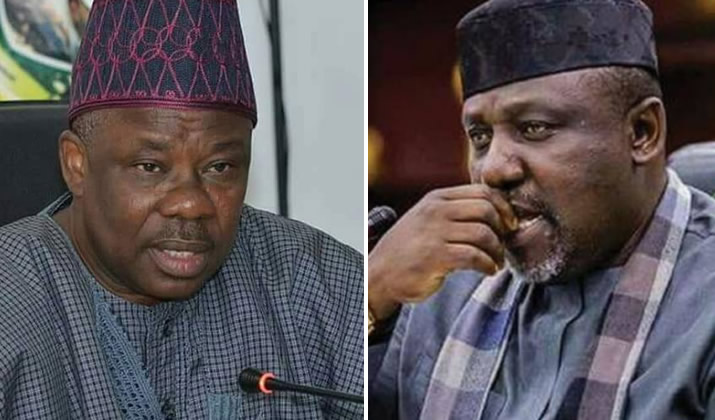 JUST IN! APC suspends Okorocha, Amosun over anti-party activities Amosun and Okorocha - JUST IN! APC suspends Okorocha, Amosun over anti-party activities