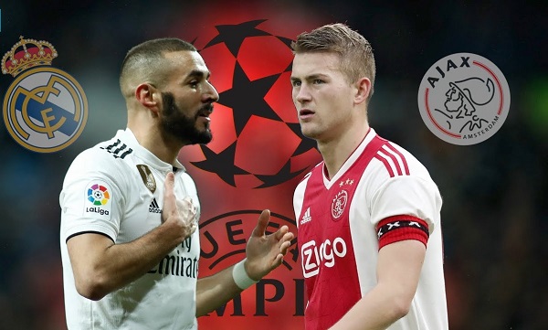 Champions League: Real Madrid vs Ajax – Official Starting Line-up Champions League: Real Madrid vs Ajax – Official Starting Line-up
