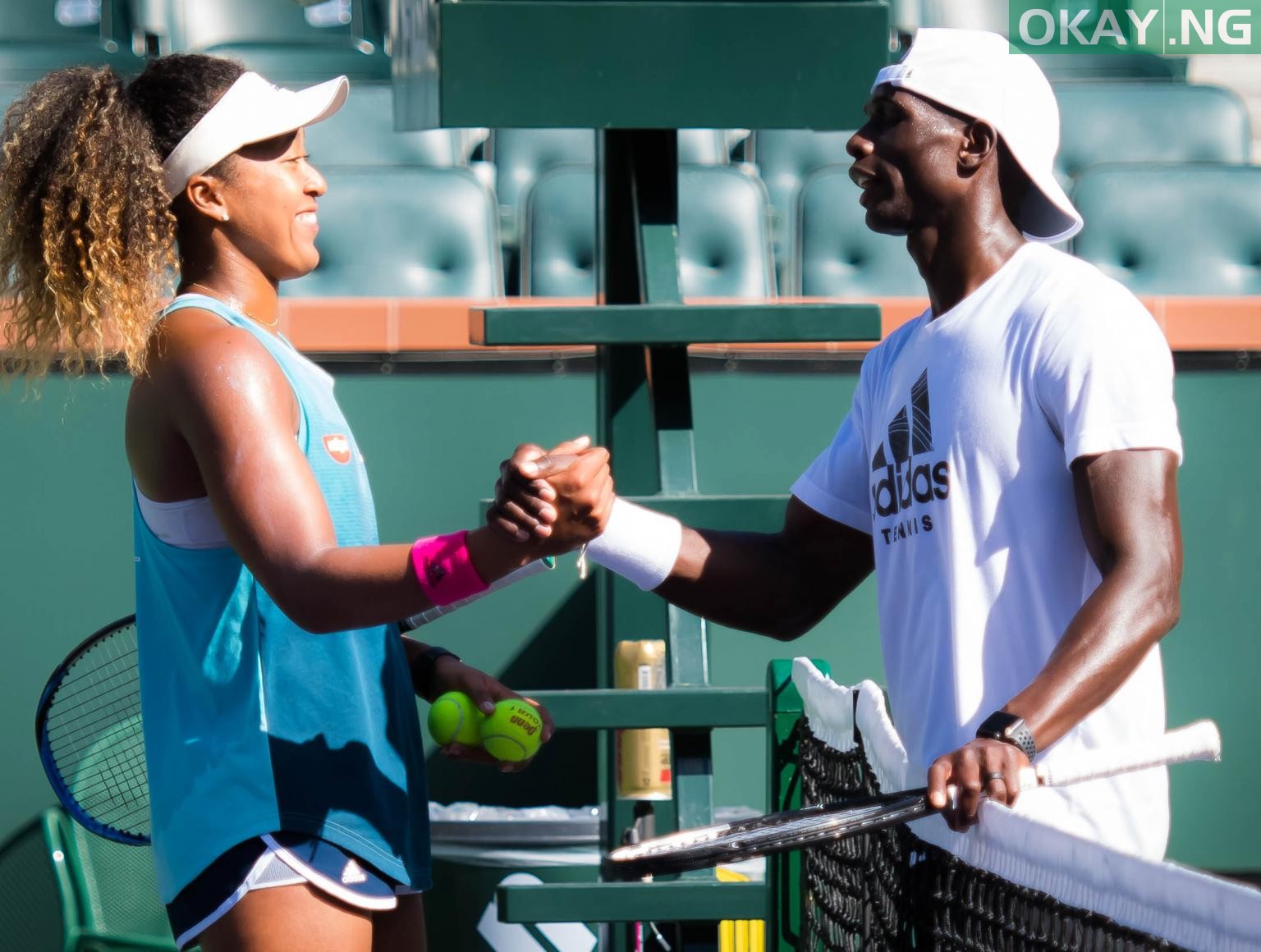 Naomi Osaka and Jermaine Jenkins