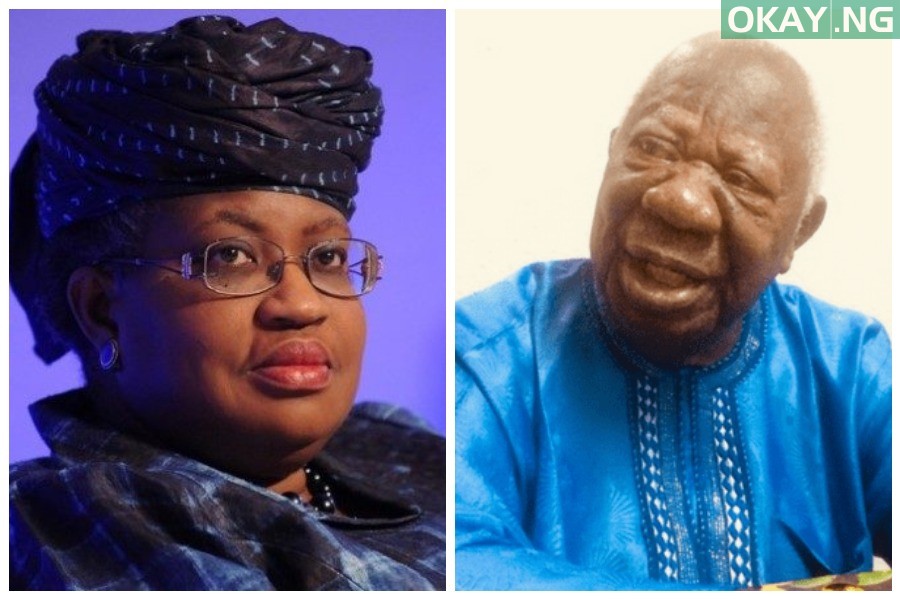 Ngozi Okonjo-Iweala and her late father, Chukuka Okonjo