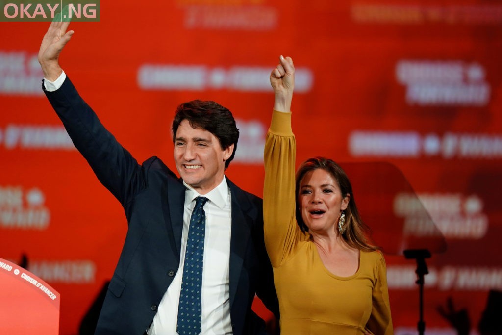 Canadian Prime Minister Justin Trudeau and his wife Sophie Gregoire Trudeau