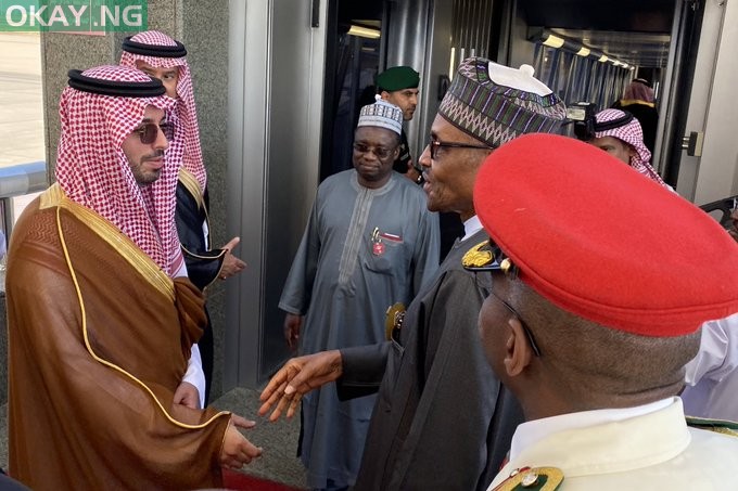 President Muhammadu Buhari departs Makkah for London