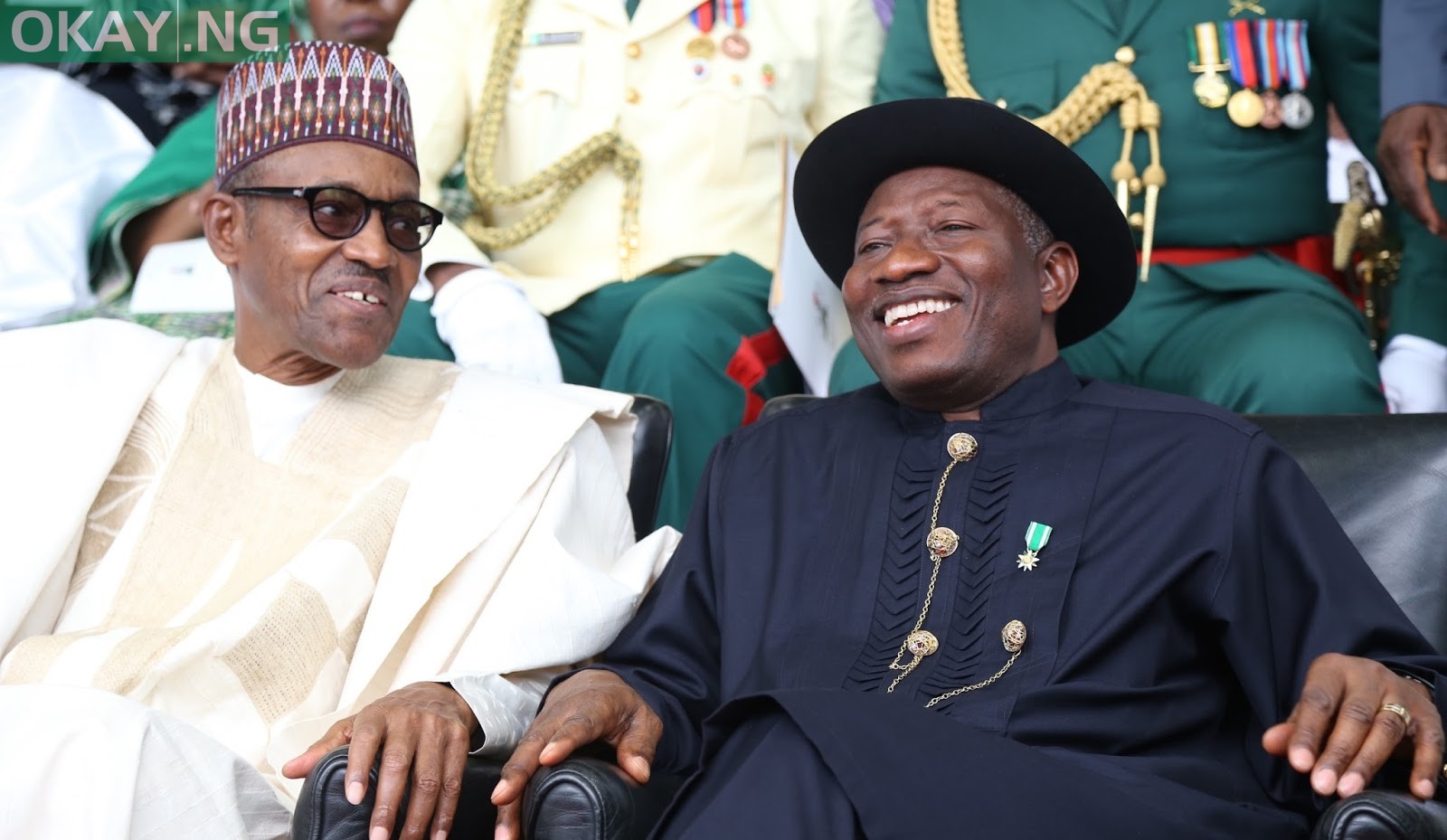 Muhammadu Buhari and Goodluck Jonathan