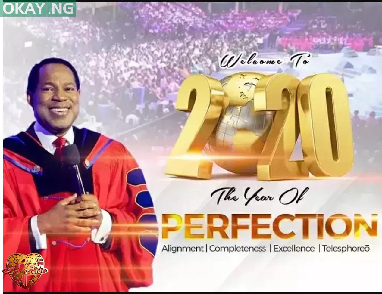 In illuminating the idea of perfection Pastor Chris Oyakhilome has sown inspired leadership