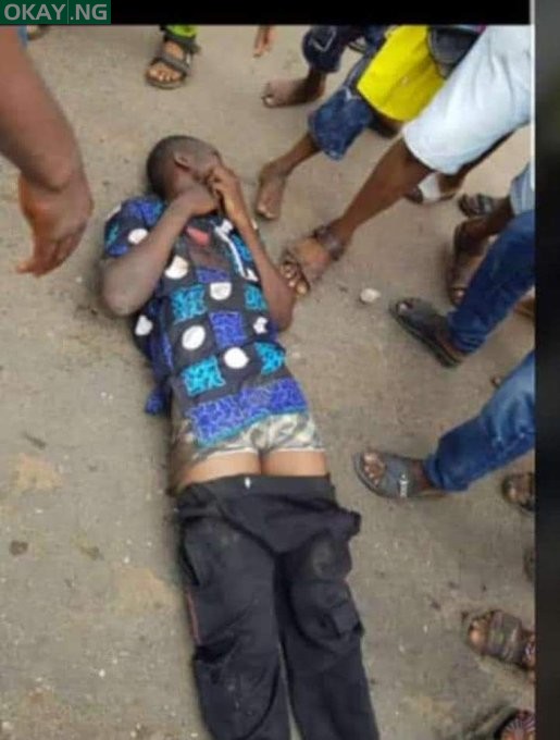 One of the protesters killed in Sagamu