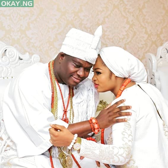 Ooni of Ife and his wife, Olori Naomi