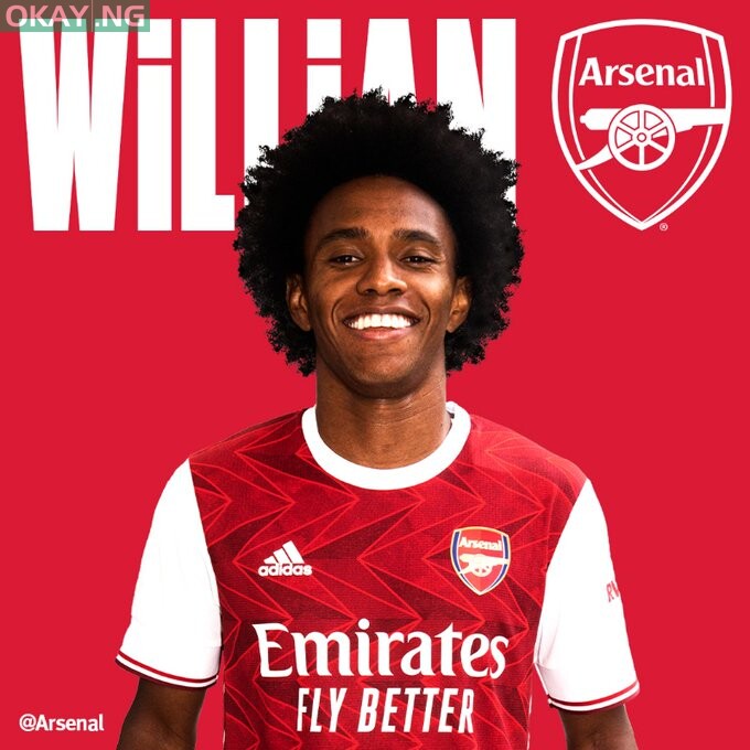 Willian joins Arsenal from Chelsea