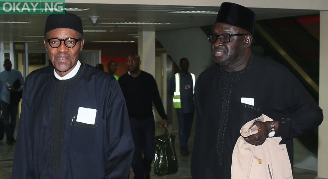President Muhammadu Buhari and Sarki Abba