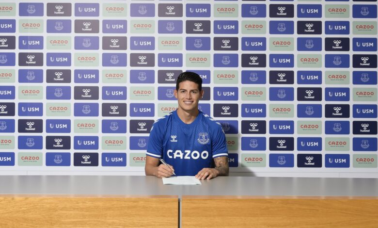 James Rodríguez joins Everton