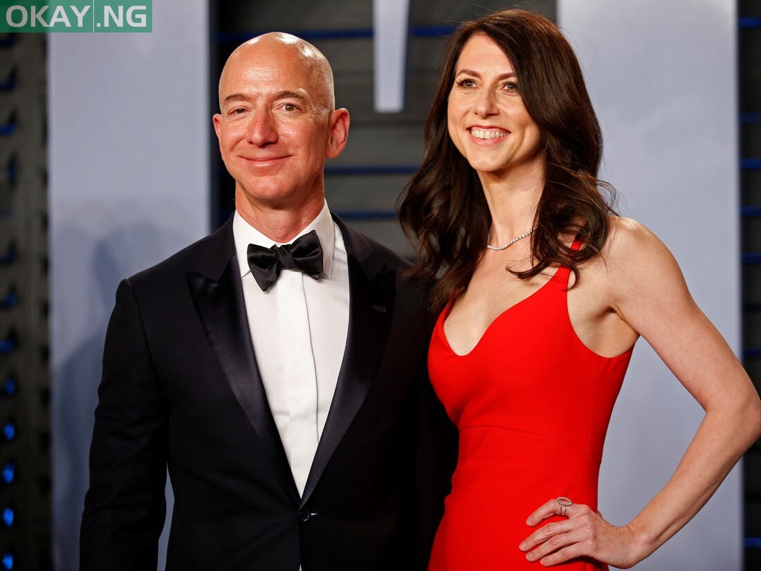Jeff Bezos and Mac Kenzie
