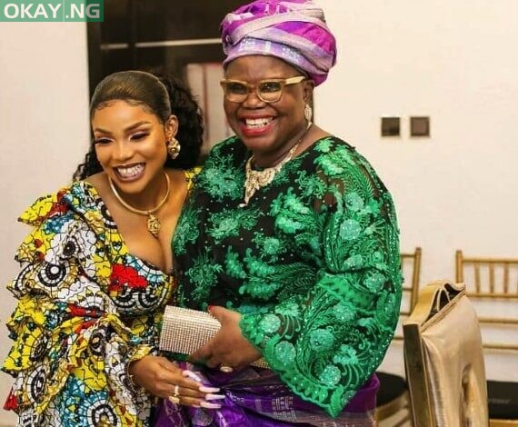 Iyabo Ojo and her mother, Victoria Olubunmi Fetuga