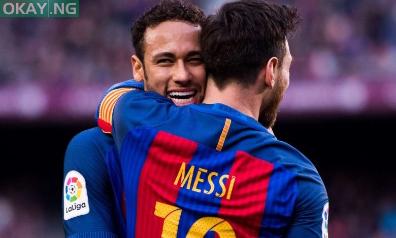 Neymar and Messi