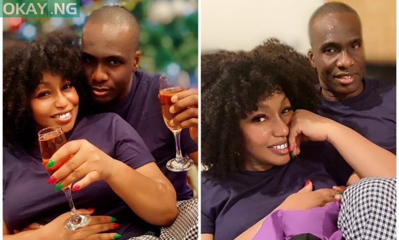 Rita Dominic and her partner, Fidelis Anosike