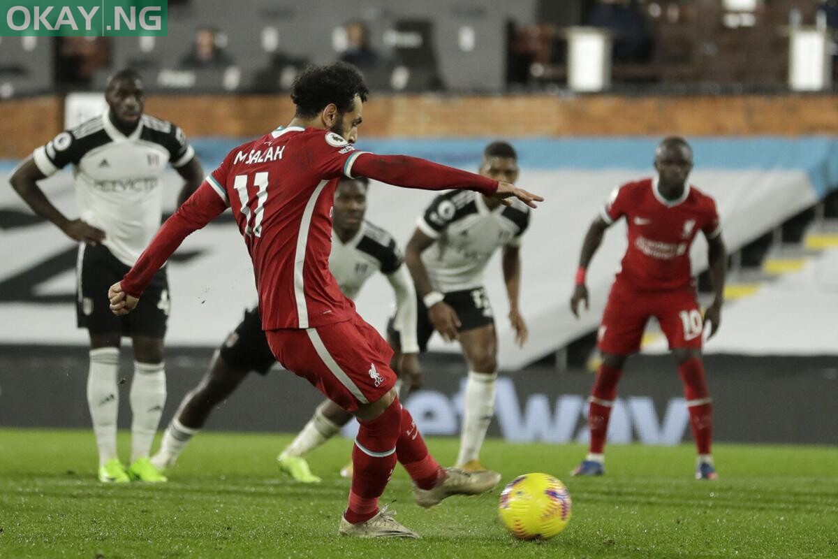 English Premier League: Salah penalty rescues Liverpool against Fulham