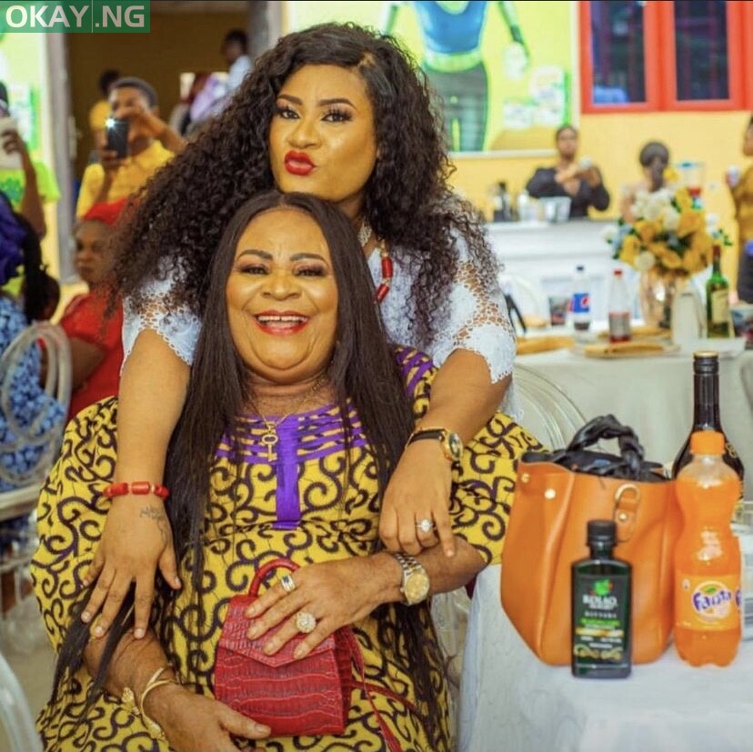 Nkechi Blessing and her mother