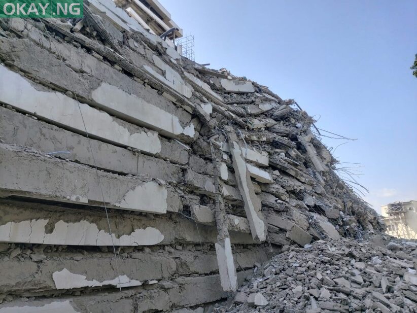 PHOTOS: Storey building collapses in Lagos
