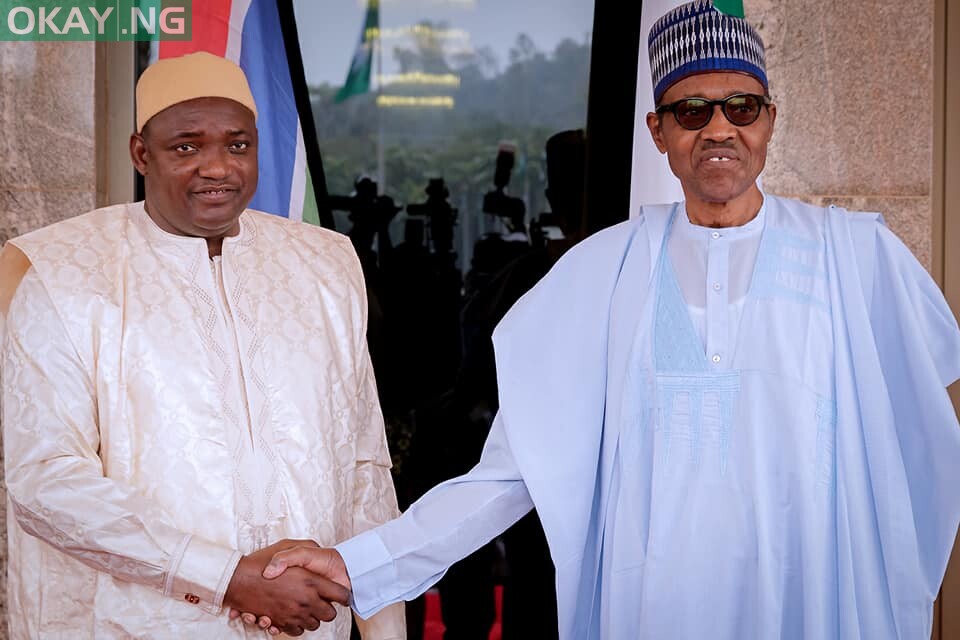 Adama Barrow and Muhammadu Buhari