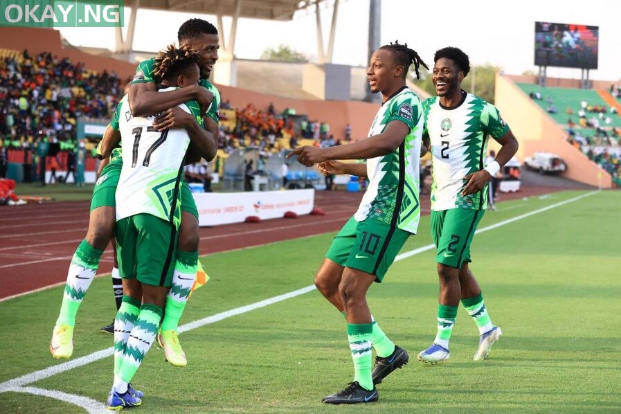 Samuel Chukwueze (L) set Nigeria on their way to a comfortable win over Sudan