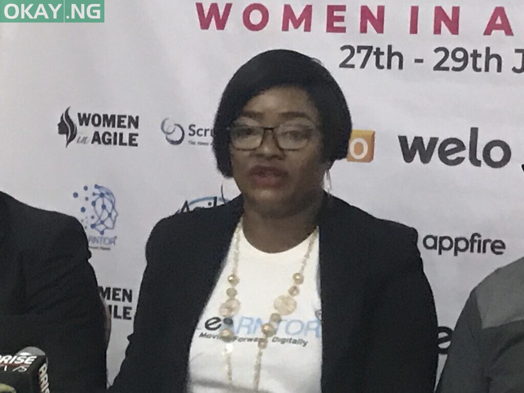Mercy George-Igbafe, the Convener of Women in Agile Africa Conference/founder of LEARNTOR