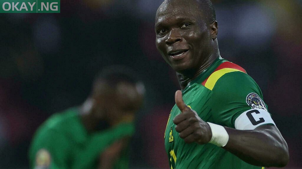 Captain Vincent Aboubakar scored twice from the spot as Cameroon beat Burkina Faso 2-1 in Yaounde - Kenzo Tribouillard AFP