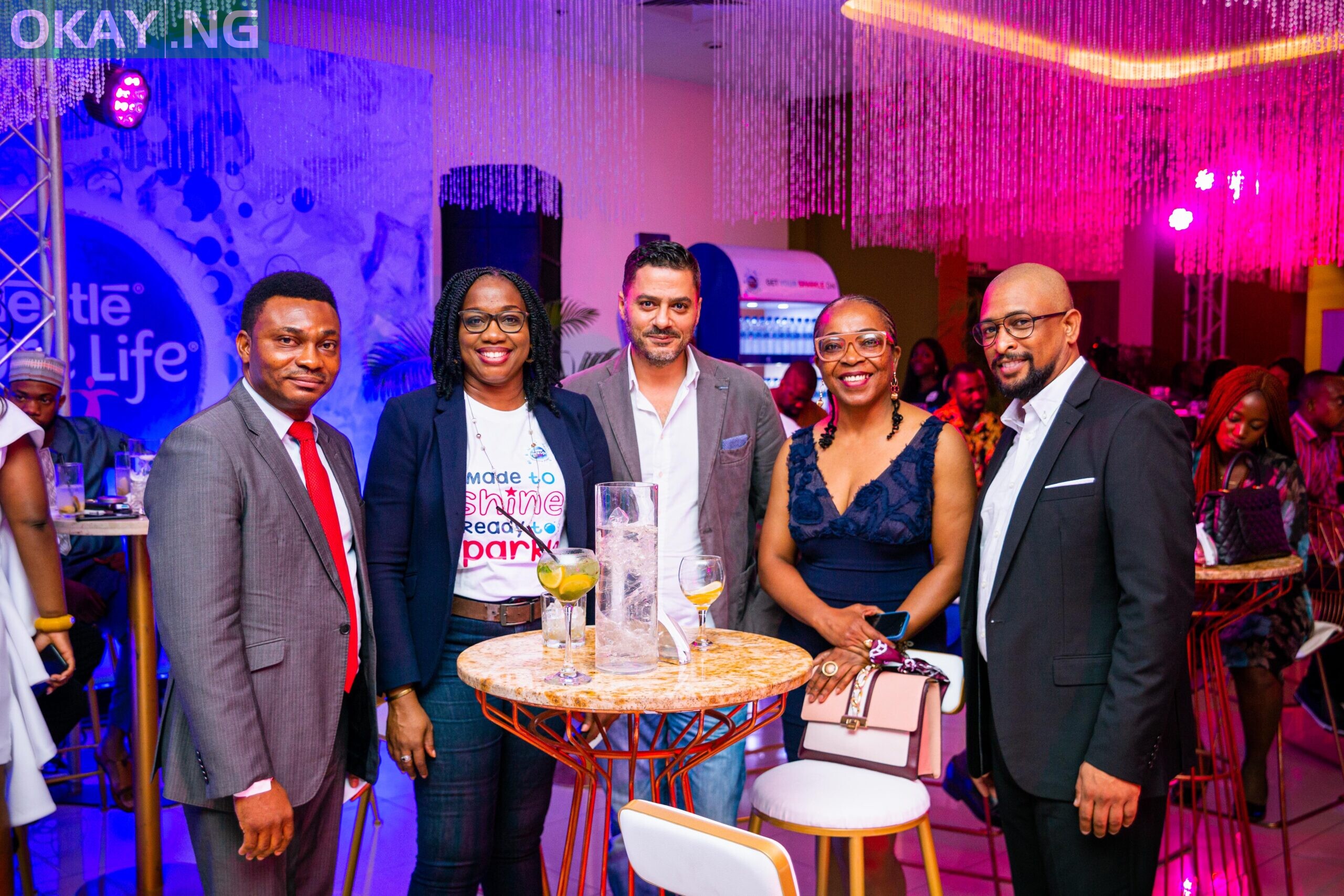 L-R) Churchill Bemigho - Food & Beverages Manager at Lagos Continental, Gloria Nwabuike - Marketing Manager at Nestlé Waters, Chadi Estephan - Co-founder/Head of Marketing and Brand Development at MONIN, Victoria Uwadoka - Corporate Communications and Public Affairs Manager at Nestlé Nigeria PLC and Ludovic Ceffue - Beverage Innovation Manager at MONIN