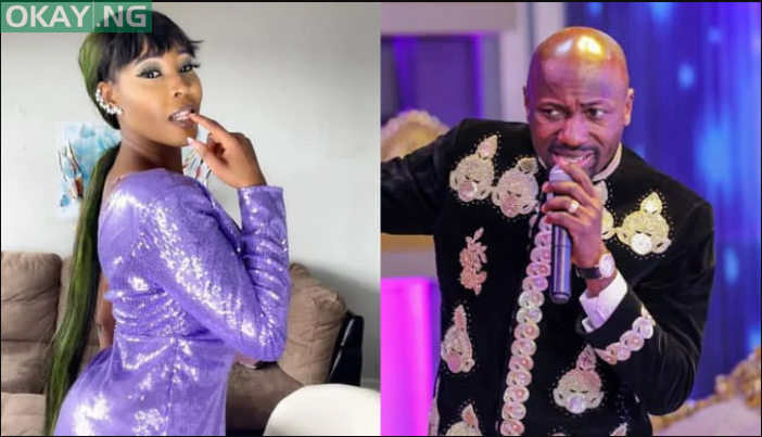 Stephanie Otobo and Apostle Suleman