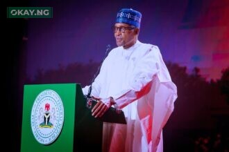 President Muhammadu Buhari delivering his speech at the unveiling of NNPC Limited in Abuja on Tuesday, 19th July 2022.